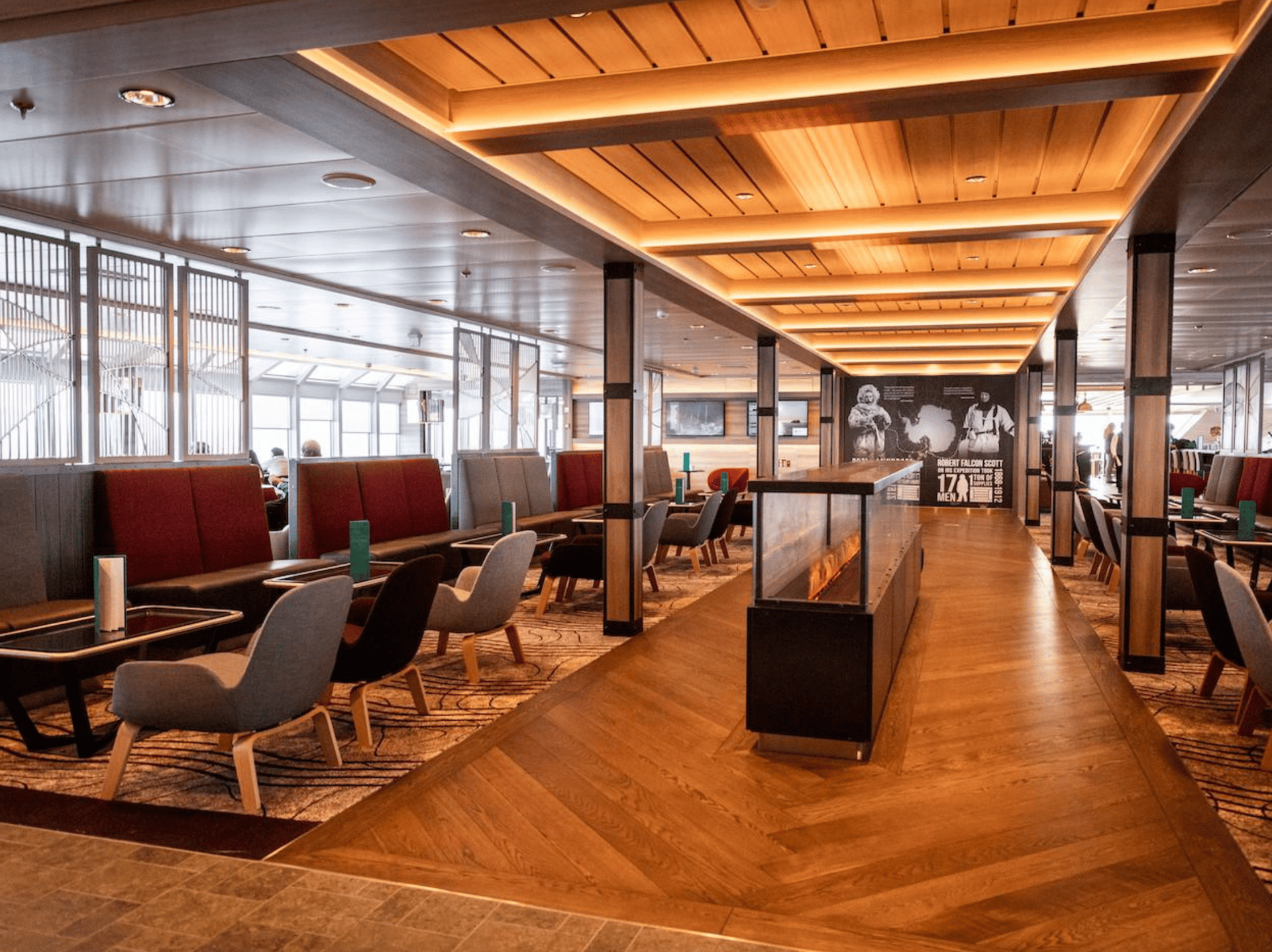 Travel aboard a PC6 ice-class hybrid-powered expedition ship with all-inclusive onboard dining, a Science Center, professional Expedition Team, free Wi-Fi and selected onboard facilities.