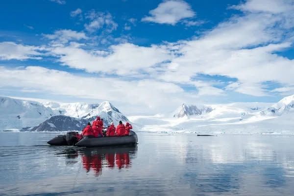 Join expedition cruising, Zodiac activities and potential landings arranged according to weather, sea and ice conditions.